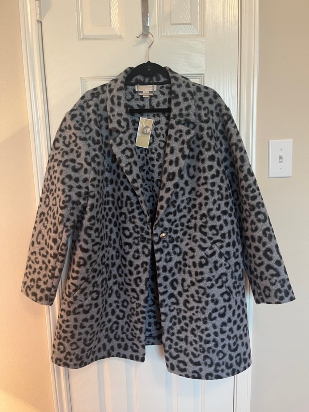 NWT Michael Kors Leopard Coat - Picture 8 of 13